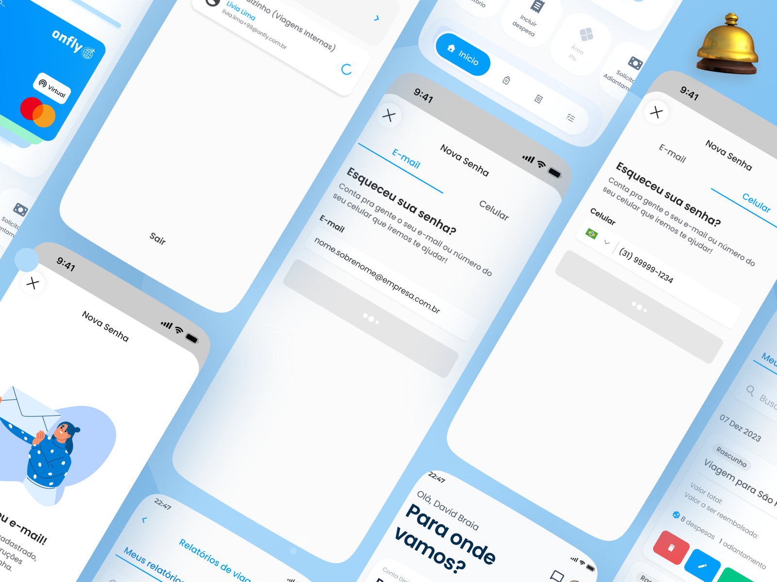 Algumas Interfaces da funcionalidade